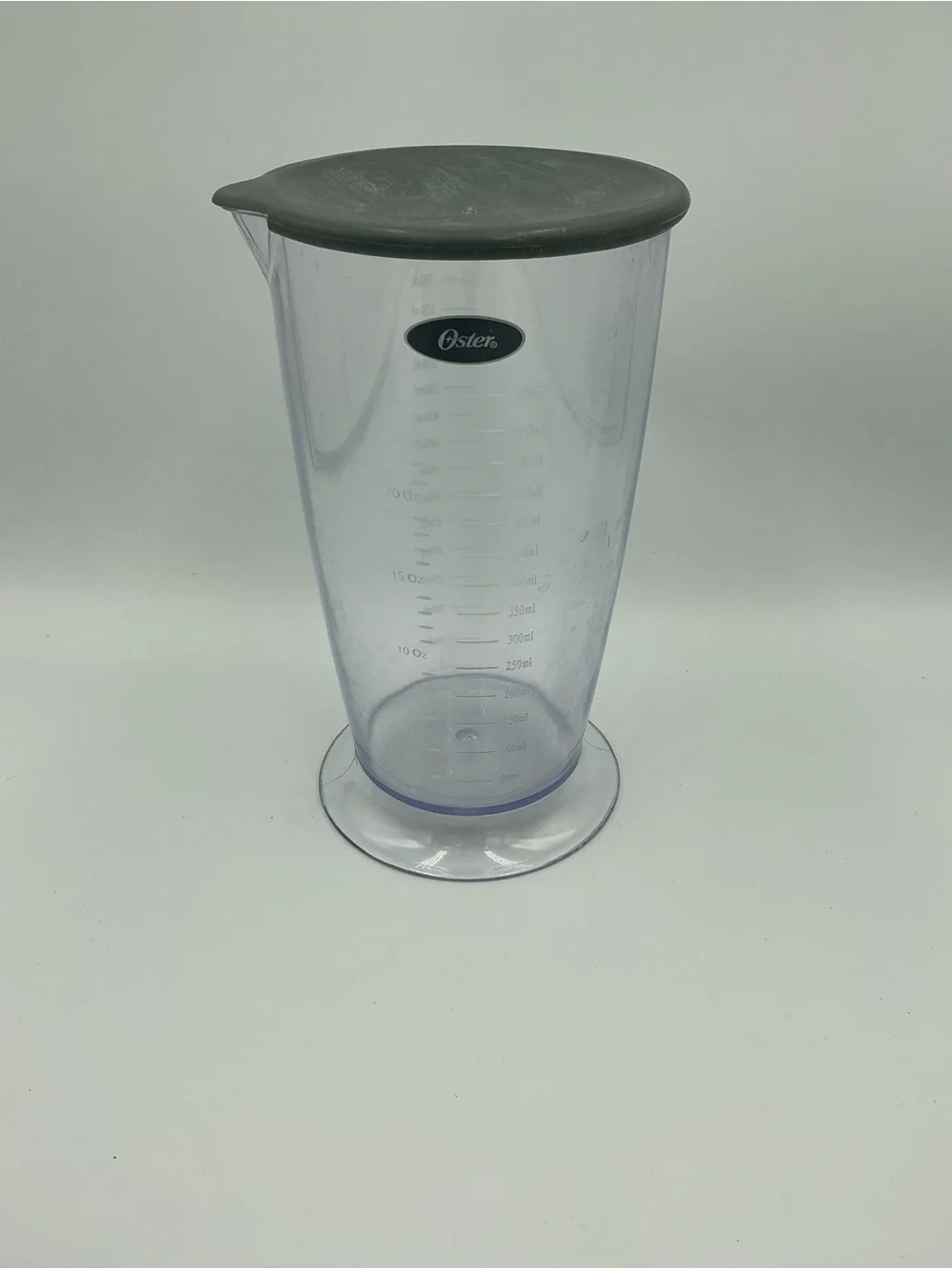 Oster 3 Cups 700ml Blender Measuring Cup Pour Spout Rubber Lid Replacement Clear